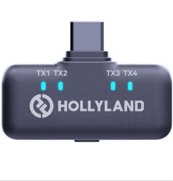 Hollyland Lark M3 Kablosuz Mikrofon Kiti 2TX+4RX