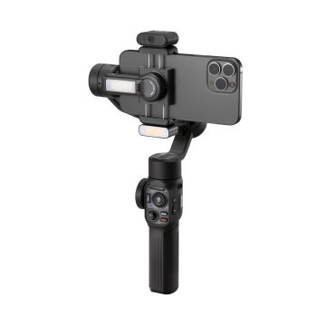 Zhiyun Smooth-5S AI Pro 3 Eksenli Gimbal Stabilizatör - Akıllı Yüz Takibi ve 12 Saat Süreli Çalışma Süresi ile Profesyonel Vide