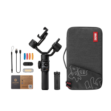 Zhiyun Smooth-5S AI Pro 3 Eksenli Gimbal Stabilizatör - Akıllı Yüz Takibi ve 12 Saat Süreli Çalışma Süresi ile Profesyonel Vide