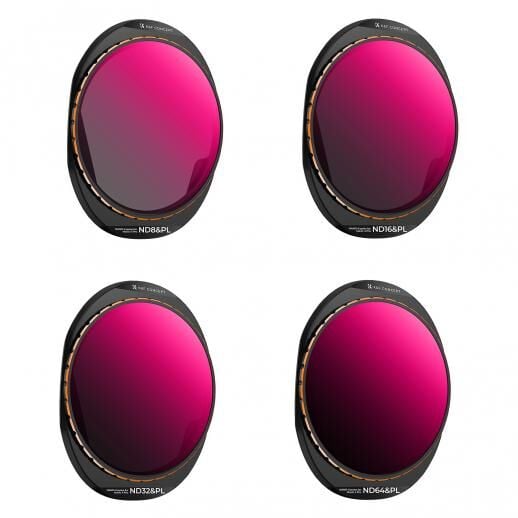 K&F Concept DJI Mavic 4 Pro ND ve PL Filtre Seti (ND8 ve PL + ND16 ve PL + ND32 ve PL + ND64 ve PL)