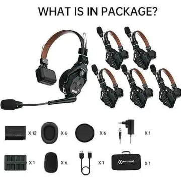 Hollyland Solidcom C1 Pro - 6S Intercom Sistemi 6 Kullanıcı