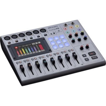 Zoom P8 Protrak 8 Kanal Podcast Mikseri