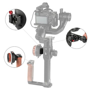 SmallRig FAQ2323 Nucleus-Nano El Tekerlek Denetleyicisi için Hızlı Yayın Kelepçe