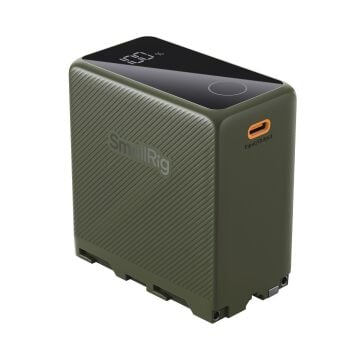 SmallRig 4577 NP-F970 USB-C Şarj Edilebilir Kamera Pili (Yeşil)