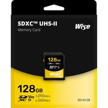 Wise Advanced 128GB SD-N UHS-II V90 SDXC Hafıza Kartı