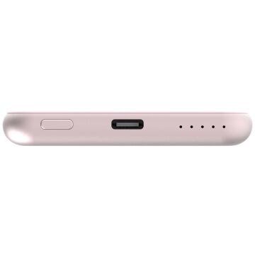 Verbatim 5000 Mah Manyetik Kablosuz (Magsafe) 15W Powerbank 20W PD Pembe Renk Kablo Dahil-(32243)