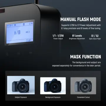 Neewer Q4 400W Akülü Flaş + QPRO-N Nikon Tetikleyici