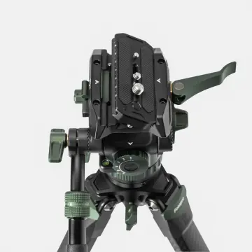 Fotopro Origin O-9 + MH-12 Profesyonel Video Tripod Seti Yeşil