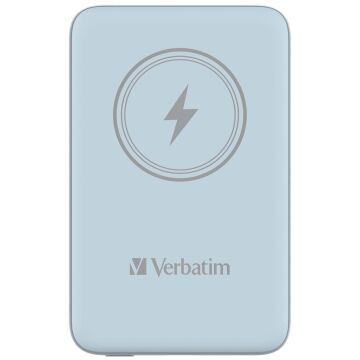Verbatim 10000 Mah Manyetik Kablosuz (Magsafe) 15W Powerbank 20 W PD Mavi Renk Kablo Dahil-(32247)