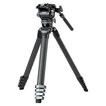 Fotopro Origin O-9 + MH-12 Profesyonel Video Tripod Seti Gri