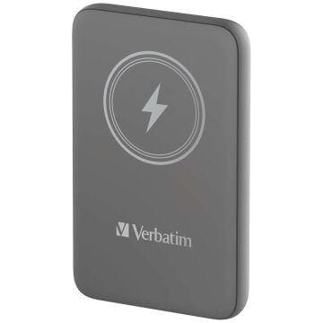 Verbatim 10000 Mah Manyetik Kablosuz (Magsafe) 15W Powerbank 20W PD Gri Renk Kablo Dahil-(32249)