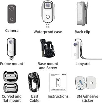 Sjcam C100+ Mini Aksiyon Kamerası 4K / 30 Fps Wifi  EIS Elektronik Görüntü Sabitleme