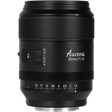 【ほぼ新品】SIRUI Aurora 35mm F1.4 Eマウント Sirui Aurora 35mm f/1.4 Lens (Sony E) | Yüksek Işık Gücü, Yaratıcı