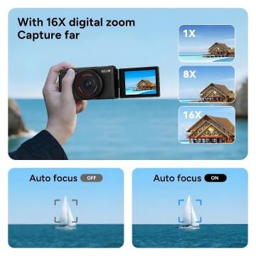 Sjcam ZV200 Dijital Fotoğraf Makinesi ( Black )