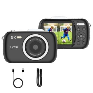 Sjcam ZV100 Dijital Kompakt Fotoğraf Makinesi Beyaz 80MP / 5K Video /  16x Dijital Zoom