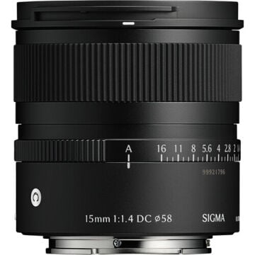 Sigma 15mm f/1.4 DC Contemporary Lens (Sony E)