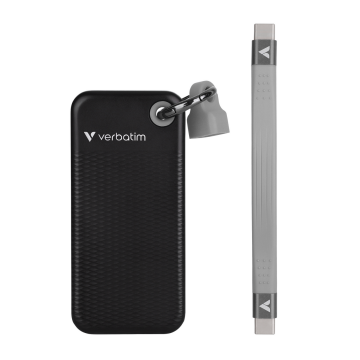 VERBATIM 32194 - V Pocket SSD USB3.2 GEN2 2TB B/G