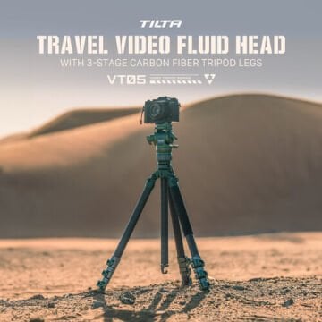 Tılta Travel Video Fluid Head with 3 Stage Carbon Fıber - Space Gray TT-VT05-FB-SG