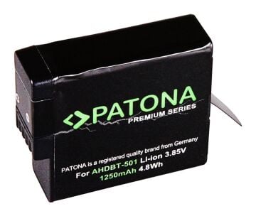 Patona 1268 Premium Batarya GoPro Hero 5 Black AABAT-001 AHDBT-501 Hero 6 Hero 7