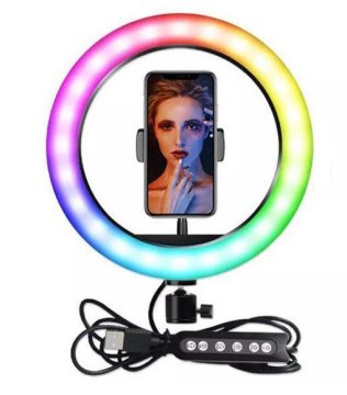 RGB Led Yumuşak Halka Işık MJ20 (26cm)
