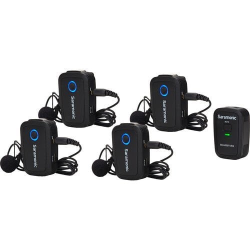 Saramonic Blink 500 T4 4 Kişilik Kablosuz Mikrofon Sistemi (2,4 GHz)