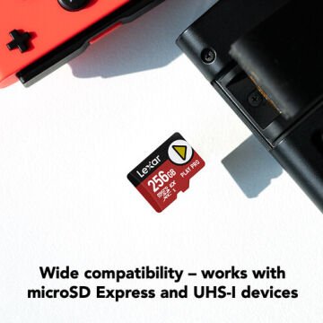 Lexar 256GB PLAY PRO microSDXC Express Hafıza Kartı