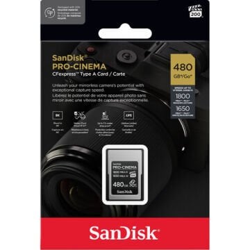 SanDisk 480GB PRO-CINEMA CFexpress Type A Hafıza Kartı
