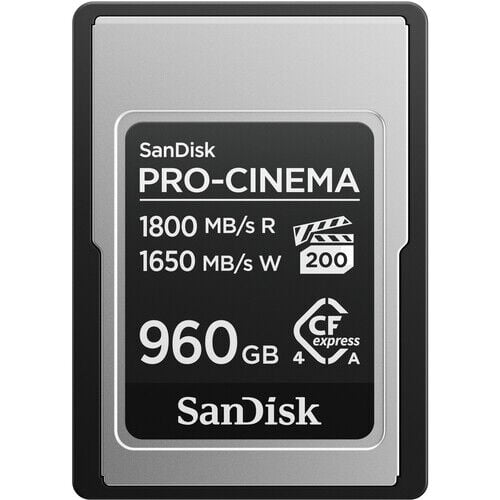 SanDisk 960GB PRO-CINEMA CFexpress Type A Hafıza Kartı