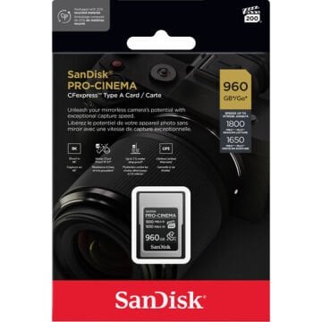 SanDisk 960GB PRO-CINEMA CFexpress Type A Hafıza Kartı