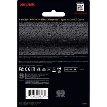 SanDisk 960GB PRO-CINEMA CFexpress Type A Hafıza Kartı