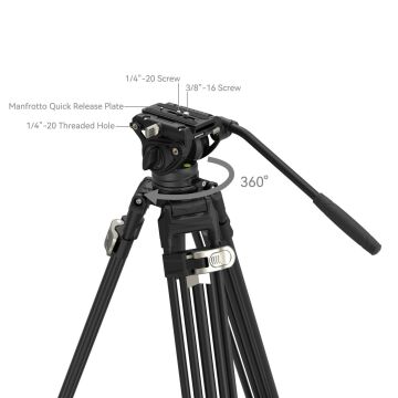 SmallRig  AD-80 4163 FreeBlazer  Alüminyum Alaşımlı Tripod Seti