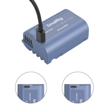 SmallRig 4906 DMW-BLK22 USB-C Şarj Edilebilir Kamera Pili
