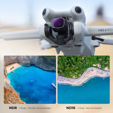 KF Concept DJI Mini 4 Pro CPL ve ND Filtre Kiti (CPL, ND8, ND16, ND32, ND64 ve ND128)