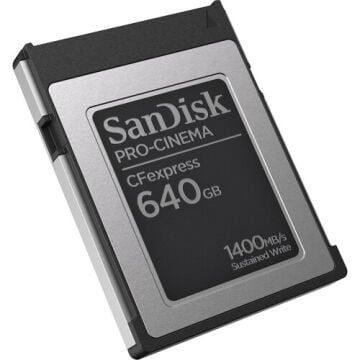 SanDisk 640GB PRO-CINEMA CFexpress Type B Hafıza Kartı