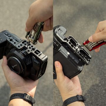 SmallRig 4813 FILM RIOT 10'u 1 arada Katlanır Anahtar Seti (Kırmızı)