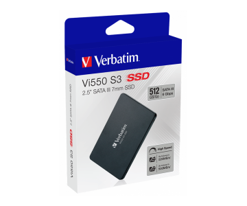 Verbatim 512 GB Dahili Sata VI 550 SSD S3 2,5 500MB/S - 550MB/S-(49352)