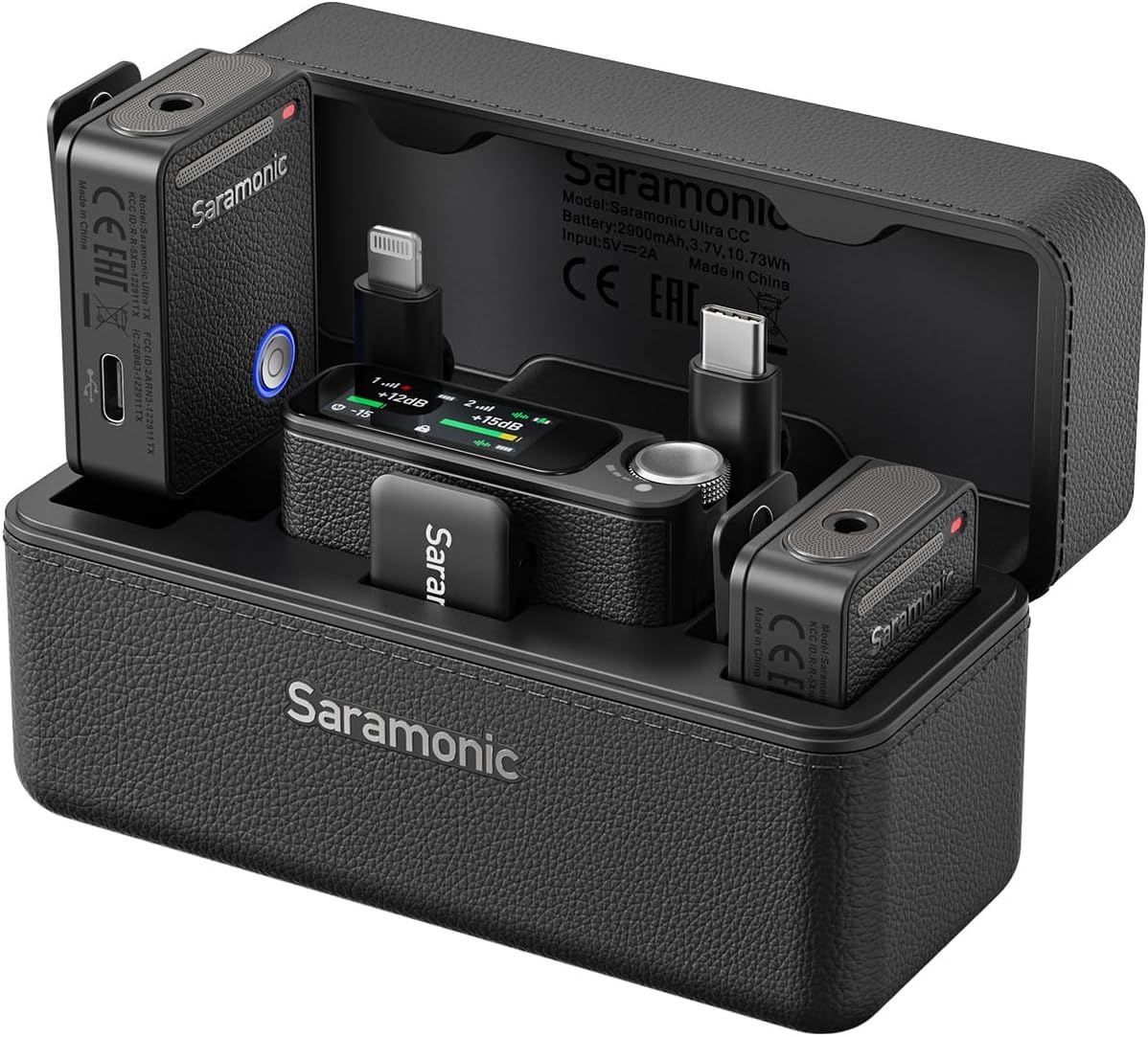 Saramonic Ultra 01 Kablosuz Yaka Mikrofonu, 32-Bit ( RX9+TX9 Black)