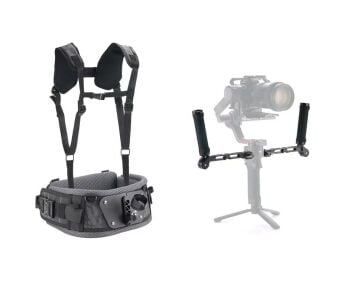 Tilta GSS-T04-DHB2 DJI RS2 / RSC2 / RS3 / RS4  için Hafif Çift Saplı Gimbal Destek Sistemi