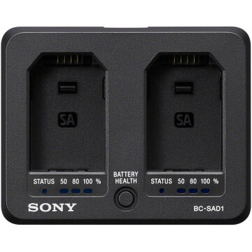 Sony BC-SAD1 Şarj Cihazı (NP-SA100 için İkili Şarj Cihazı)