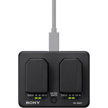 Sony BC-SAD1 Şarj Cihazı (NP-SA100 için İkili Şarj Cihazı)