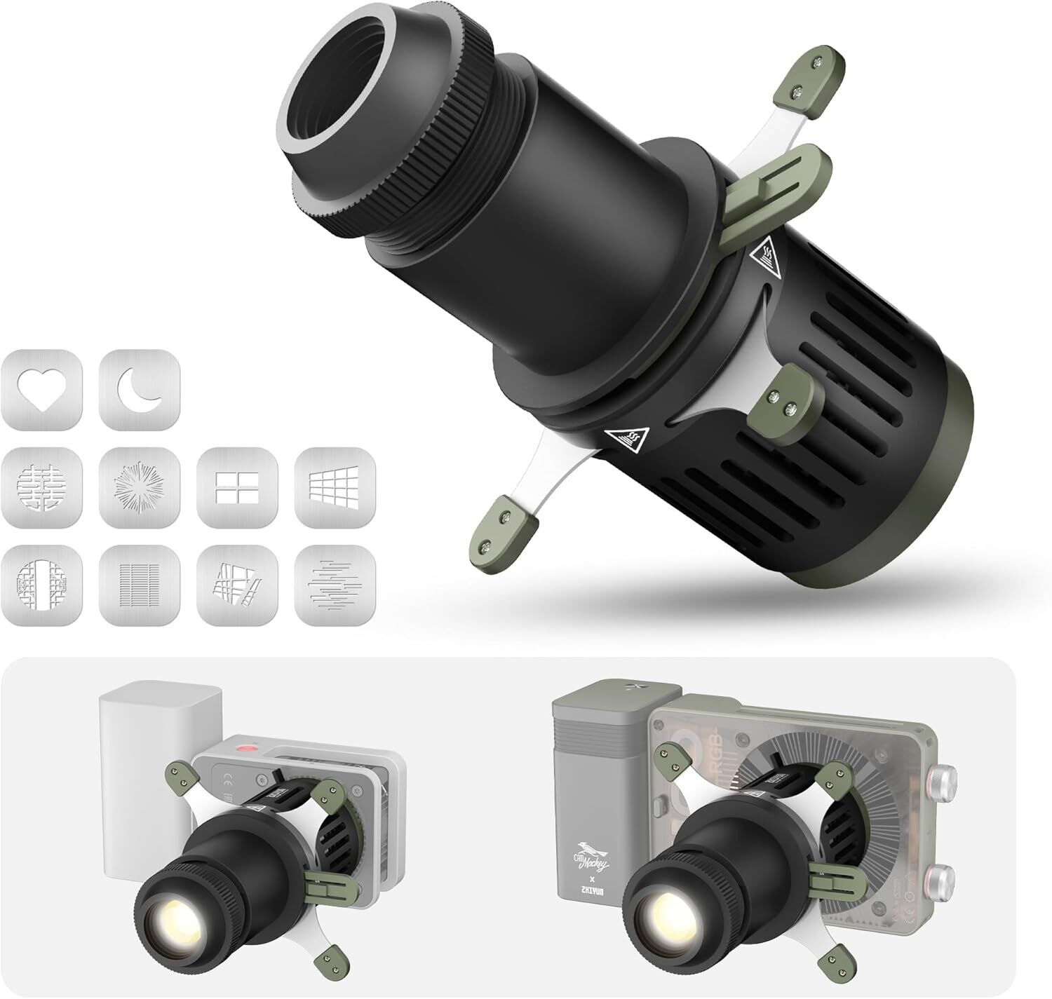 Zhıyun Spotlıght Attachment  Spotlight (ZY Mount) Conical Optical Snoot