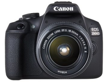 Canon EOS 2000D EF-S 18-55mm f/3.5-5.6 IS II Lensli Fotoğraf Makinesi