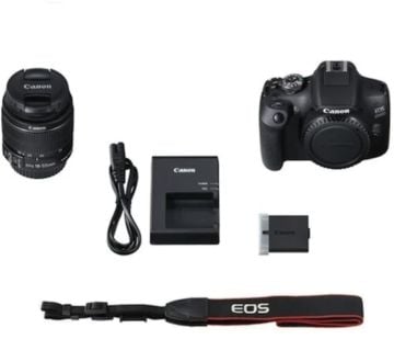 Canon EOS 2000D EF-S 18-55mm f/3.5-5.6 IS II Lensli Fotoğraf Makinesi