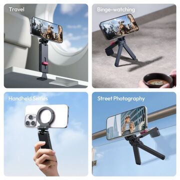 Ulanzi MA88 MagLock Quick Release Manyetik Telefon Tutucu ve Mini Tripod - S055
