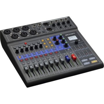 Zoom LiveTrak L-8 8-Kanal Dijital Mikser Recorder