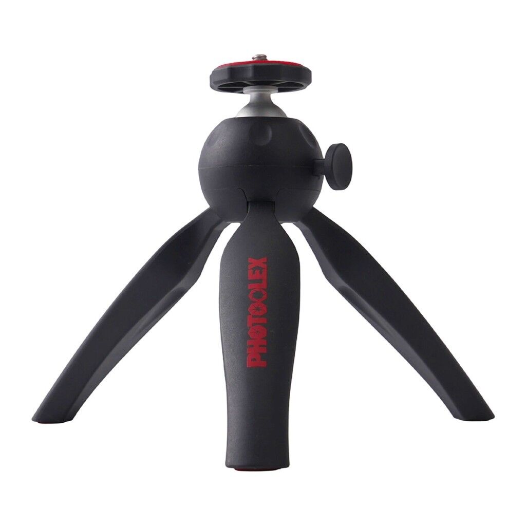 Photoolex Ball Head Masaüstü Kamera ve Işık Tripodu Siyah - TF-PH-074MT
