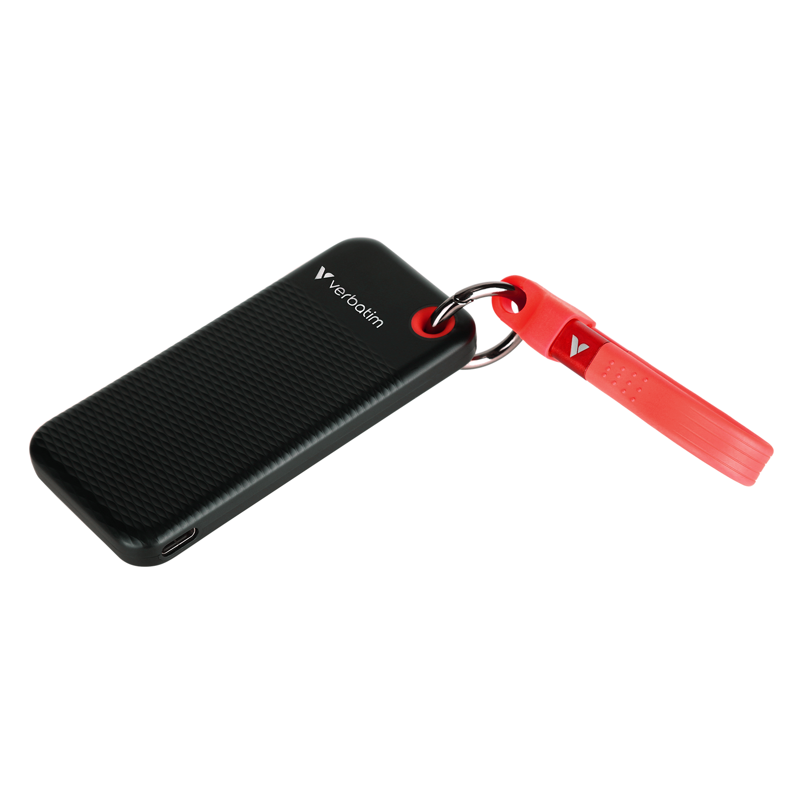 Verbatim 1 TB Pocket Mini Taşınabilir SSD Usb 3.2 - 1000MB/S-1000MB/S Siyah/ Kırmızı Kablo Dahil(32192)