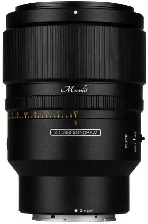 SongRaw AF 50mm F/1.2 Moonlit Lens (Nikon Z Mount)