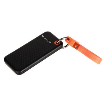 Verbatim 1 TB Pocket Mini Taşınabilir SSD Usb 3.2 - 1000MB/S-1000MB/S Siyah/ Turuncu Kablo Dahil