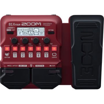 Zoom B1x FOUR Expression Pedallı Bass Multi-Efekt Prosesörü